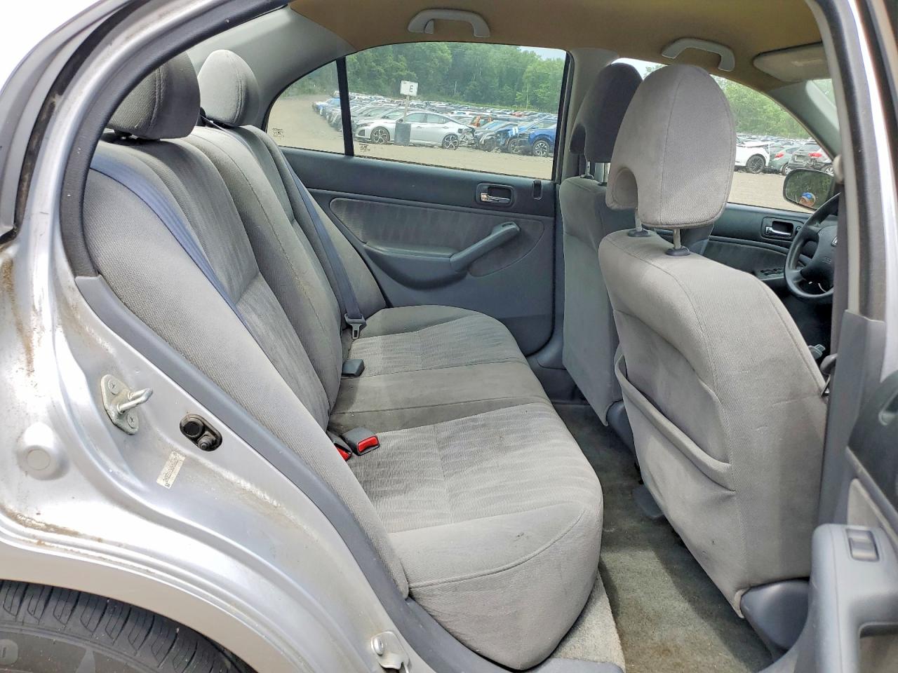 2005 Honda Civic Lx Серебряный vin: 2HGES16565H566631