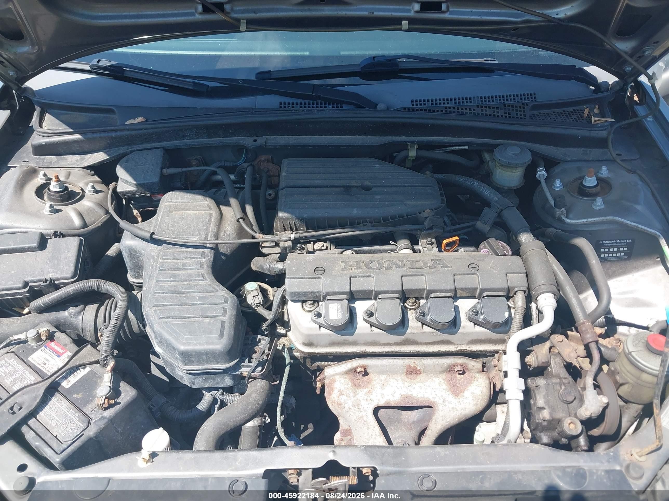 2005 Honda Civic Lx Silver vin: 2HGES16565H582263