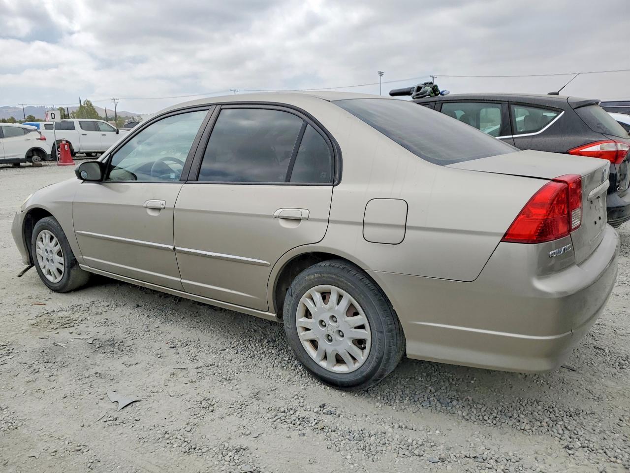 2005 Honda Civic Lx Tan vin: 2HGES16565H602060