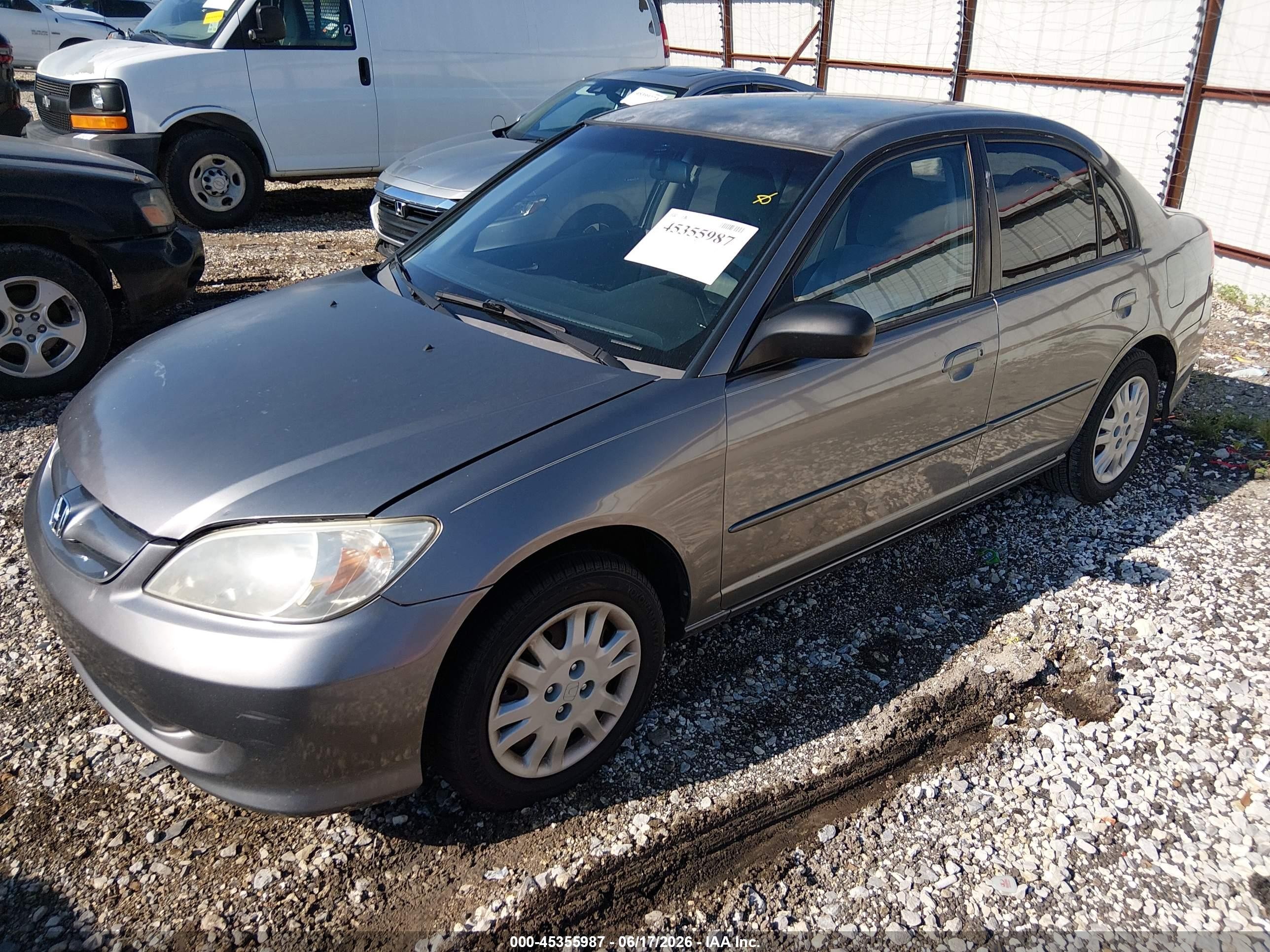 2005 Honda Civic Lx Gold vin: 2HGES16565H617688