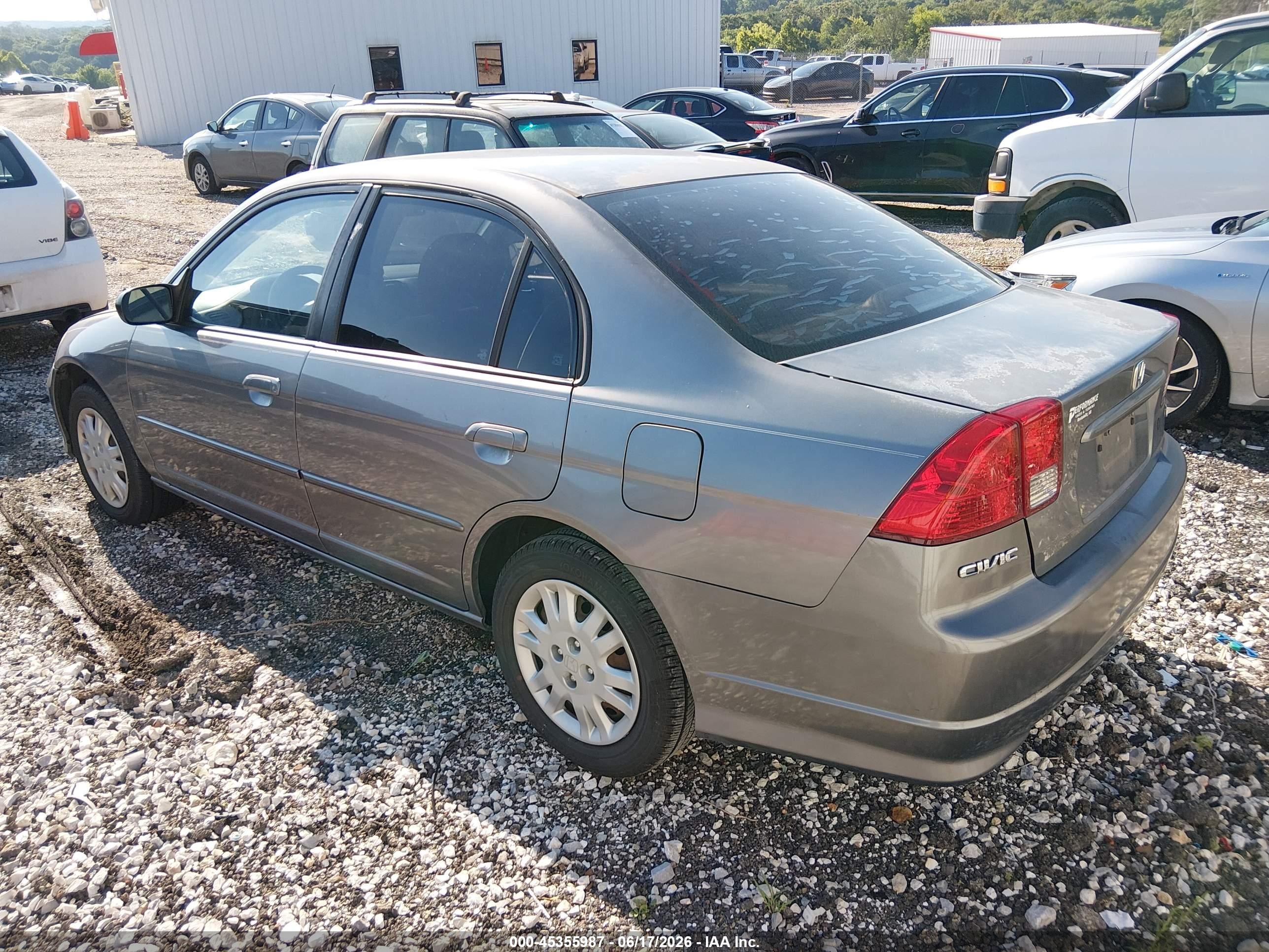 2005 Honda Civic Lx Gold vin: 2HGES16565H617688