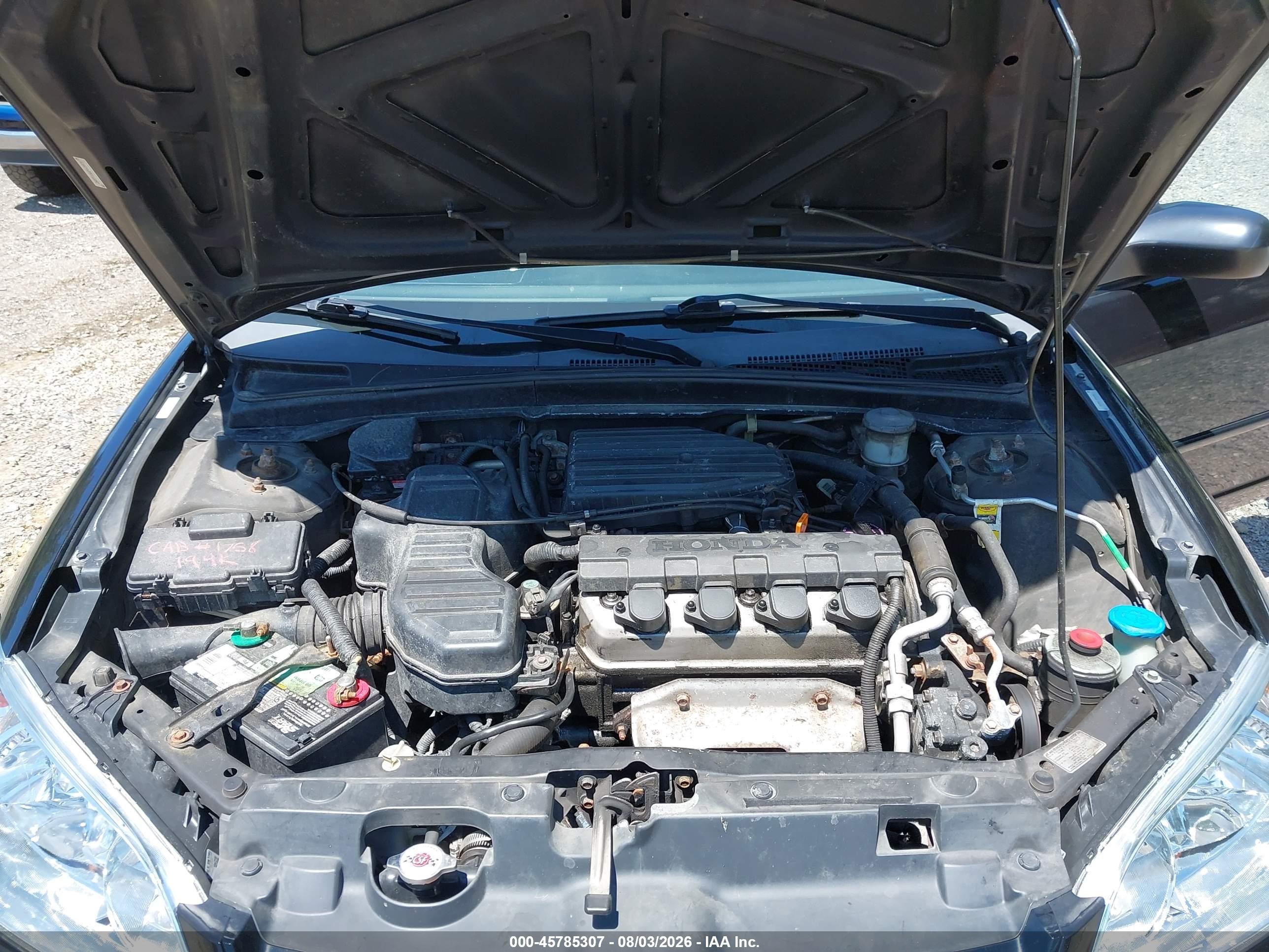 2005 Honda Civic Lx Black vin: 2HGES16565H620879