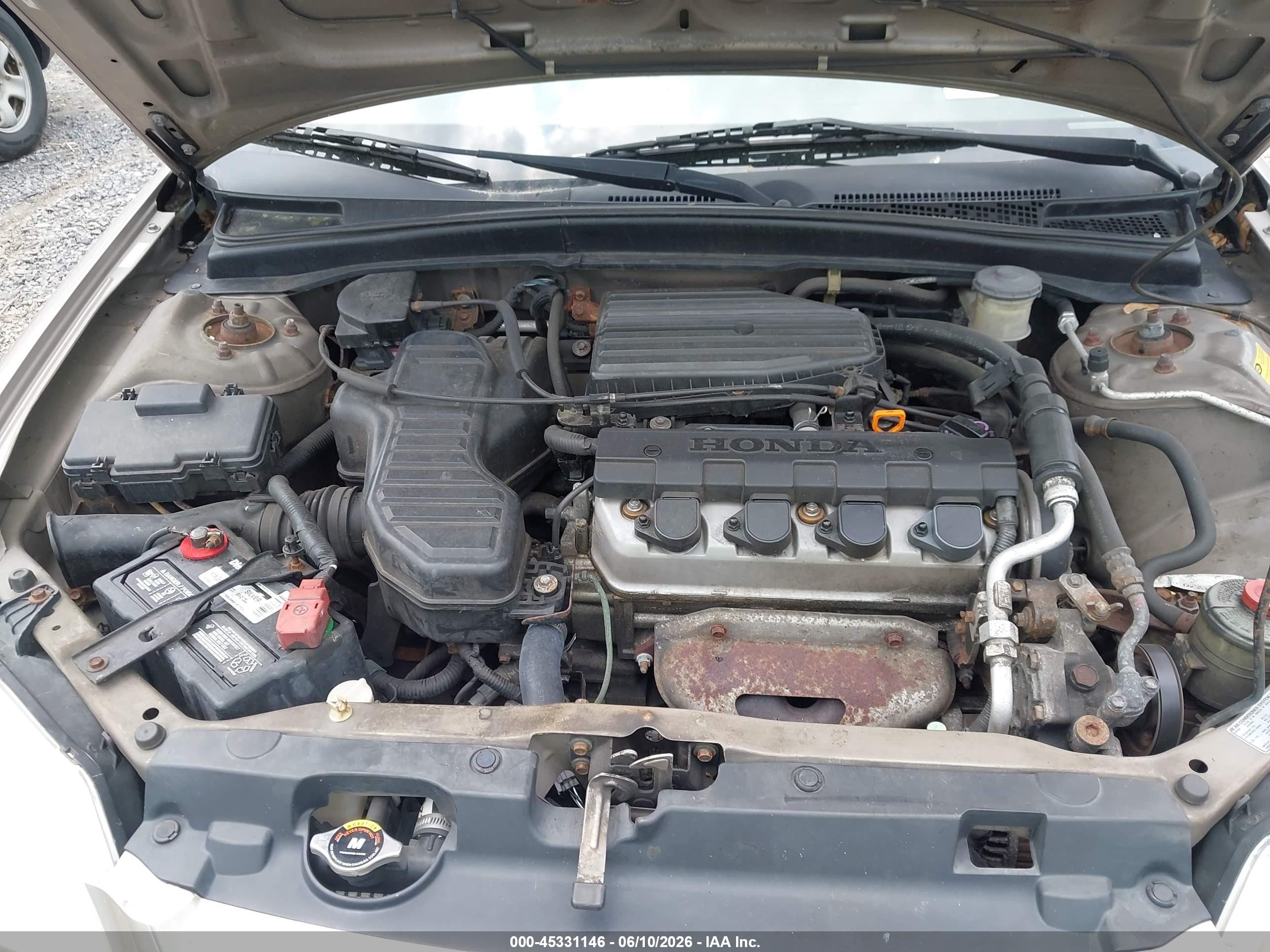 2001 Honda Civic Lx Gold vin: 2HGES16571H510787