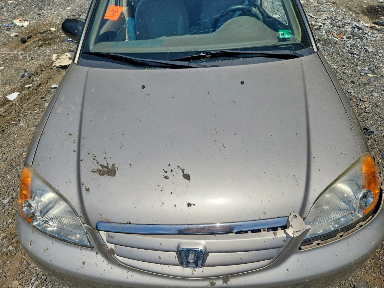 2001 Honda Civic Lx Beige vin: 2HGES16571H526343