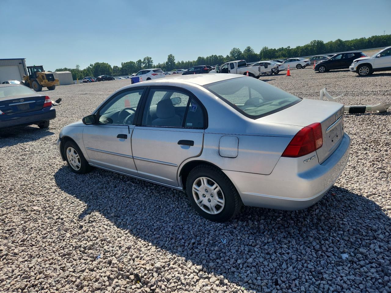 2001 Honda Civic Lx Silver vin: 2HGES16571H590611