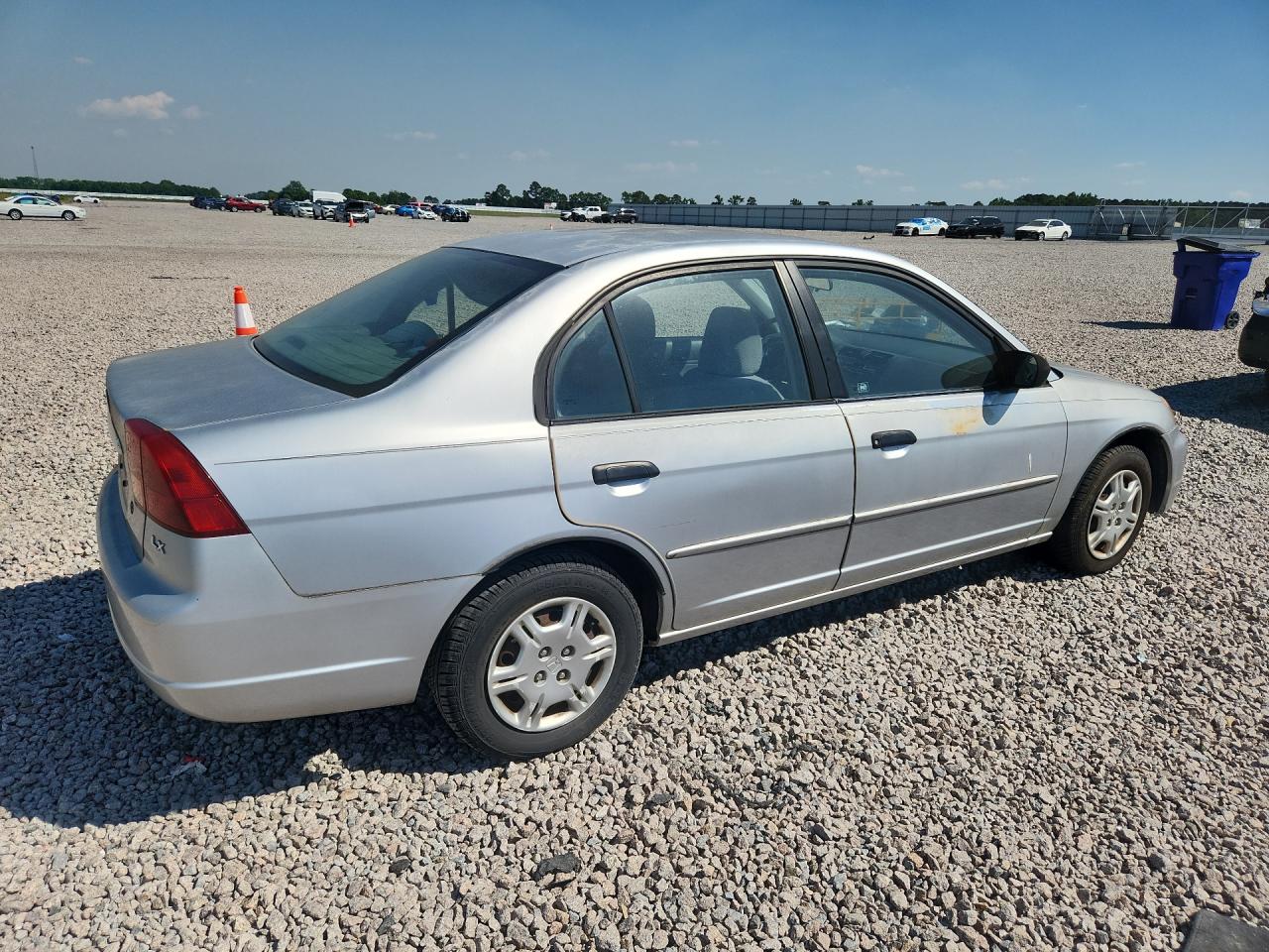 2001 Honda Civic Lx Silver vin: 2HGES16571H590611