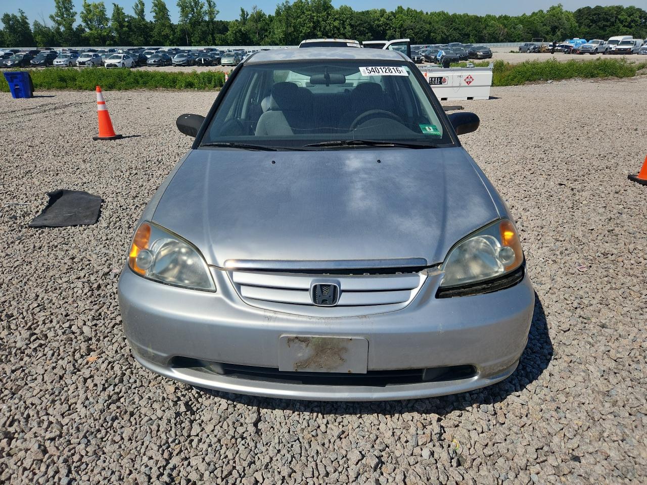 2001 Honda Civic Lx Silver vin: 2HGES16571H590611