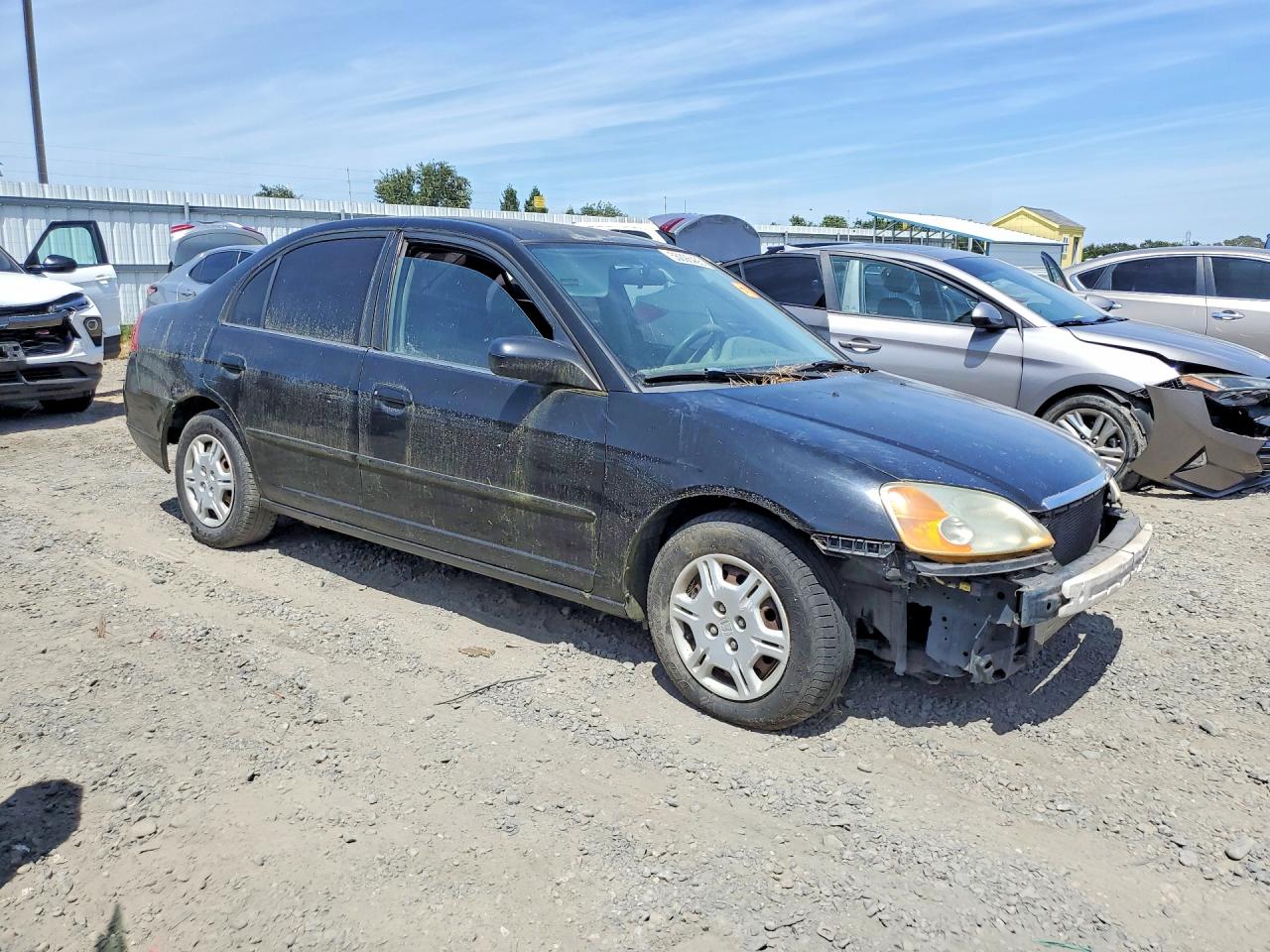 2002 Honda Civic Lx Black vin: 2HGES16572H604136
