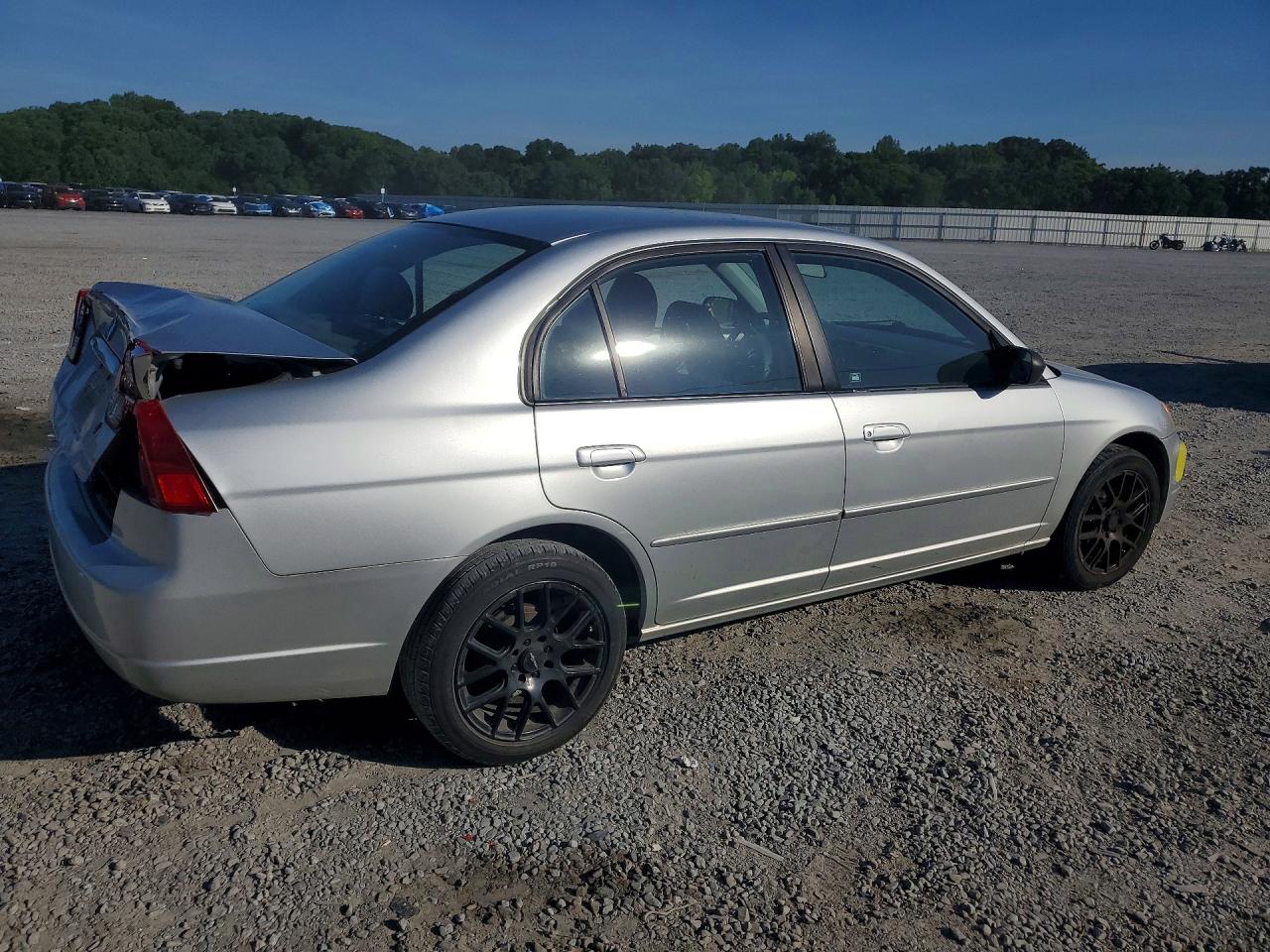 2003 Honda Civic Lx Gray vin: 2HGES16573H511067