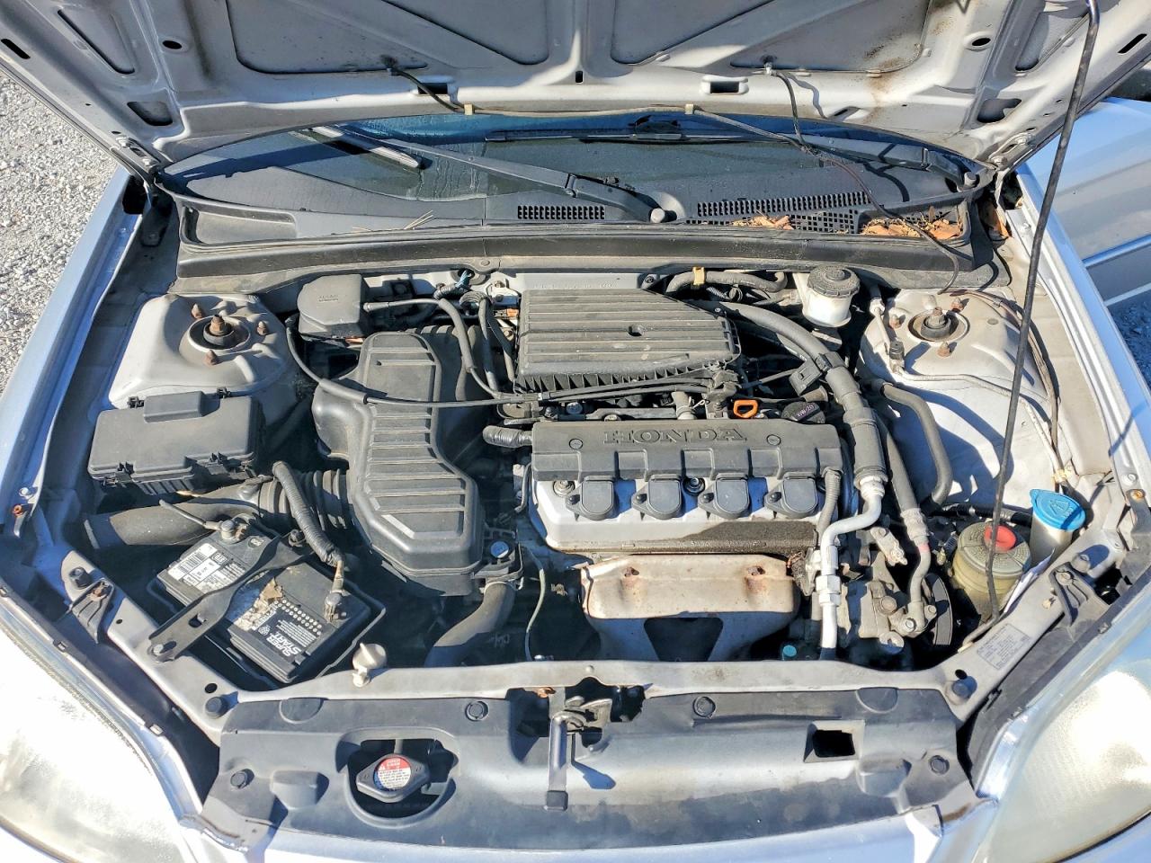 2003 Honda Civic Lx Gray vin: 2HGES16573H511067