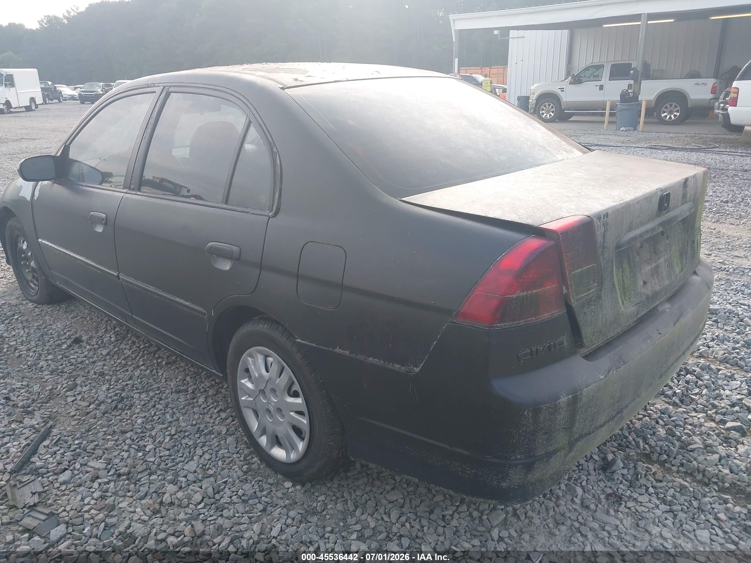 2004 Honda Civic Lx Black vin: 2HGES16574H513984