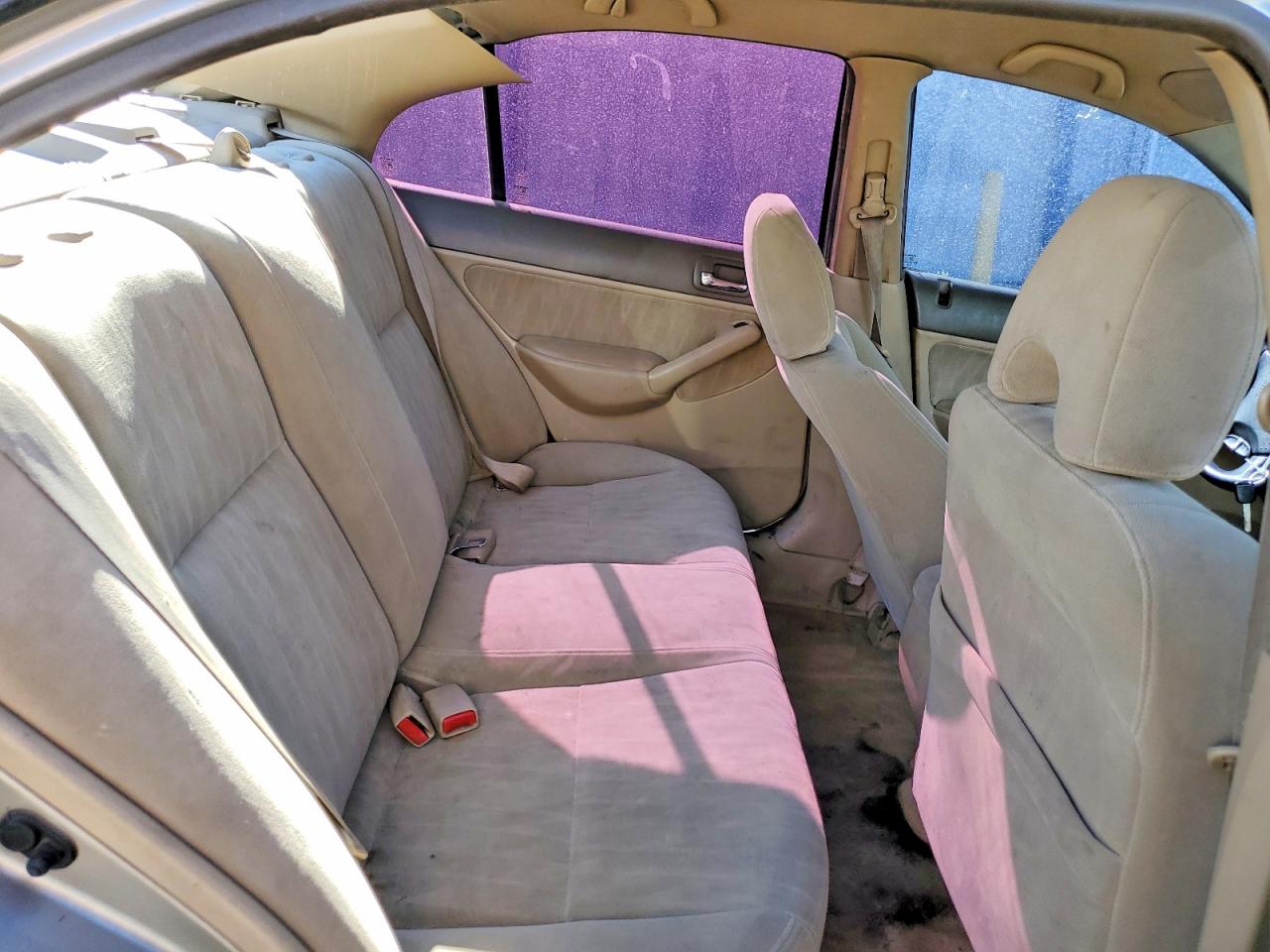 2004 Honda Civic Lx Beige vin: 2HGES16574H528744