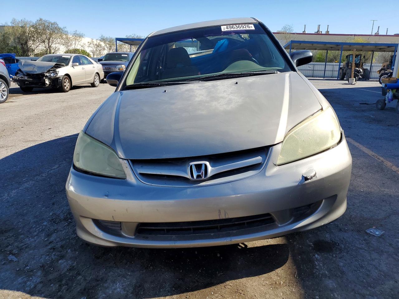 2004 Honda Civic Lx Beige vin: 2HGES16574H528744