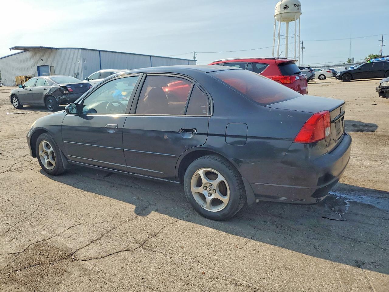 2004 Honda Civic Lx Black vin: 2HGES16574H541512