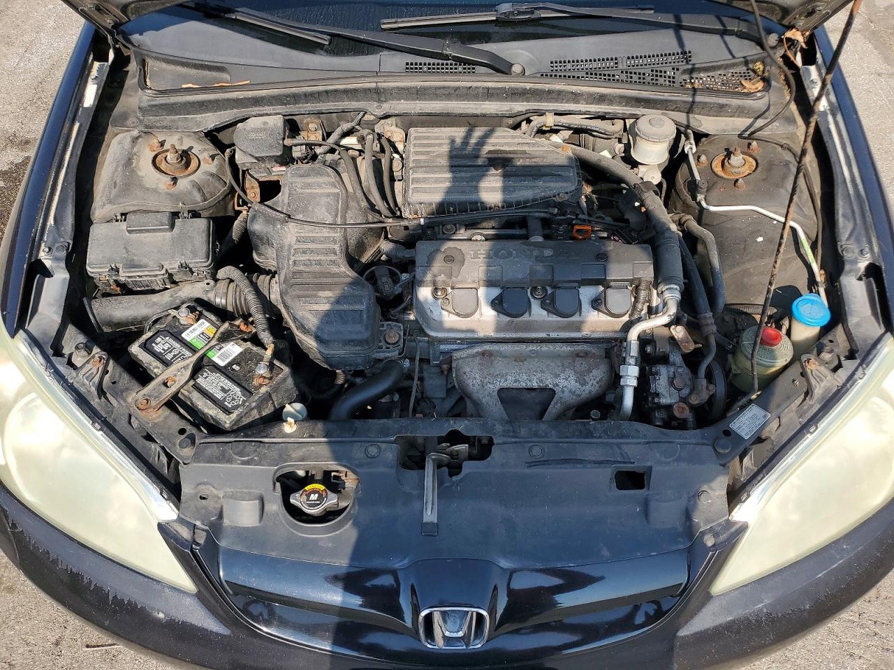 2004 Honda Civic Lx Black vin: 2HGES16574H541512