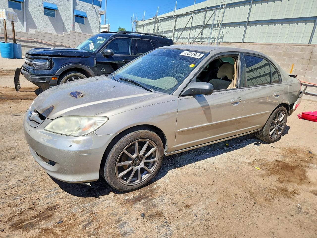 2004 Honda Civic Lx Gold vin: 2HGES16574H596672