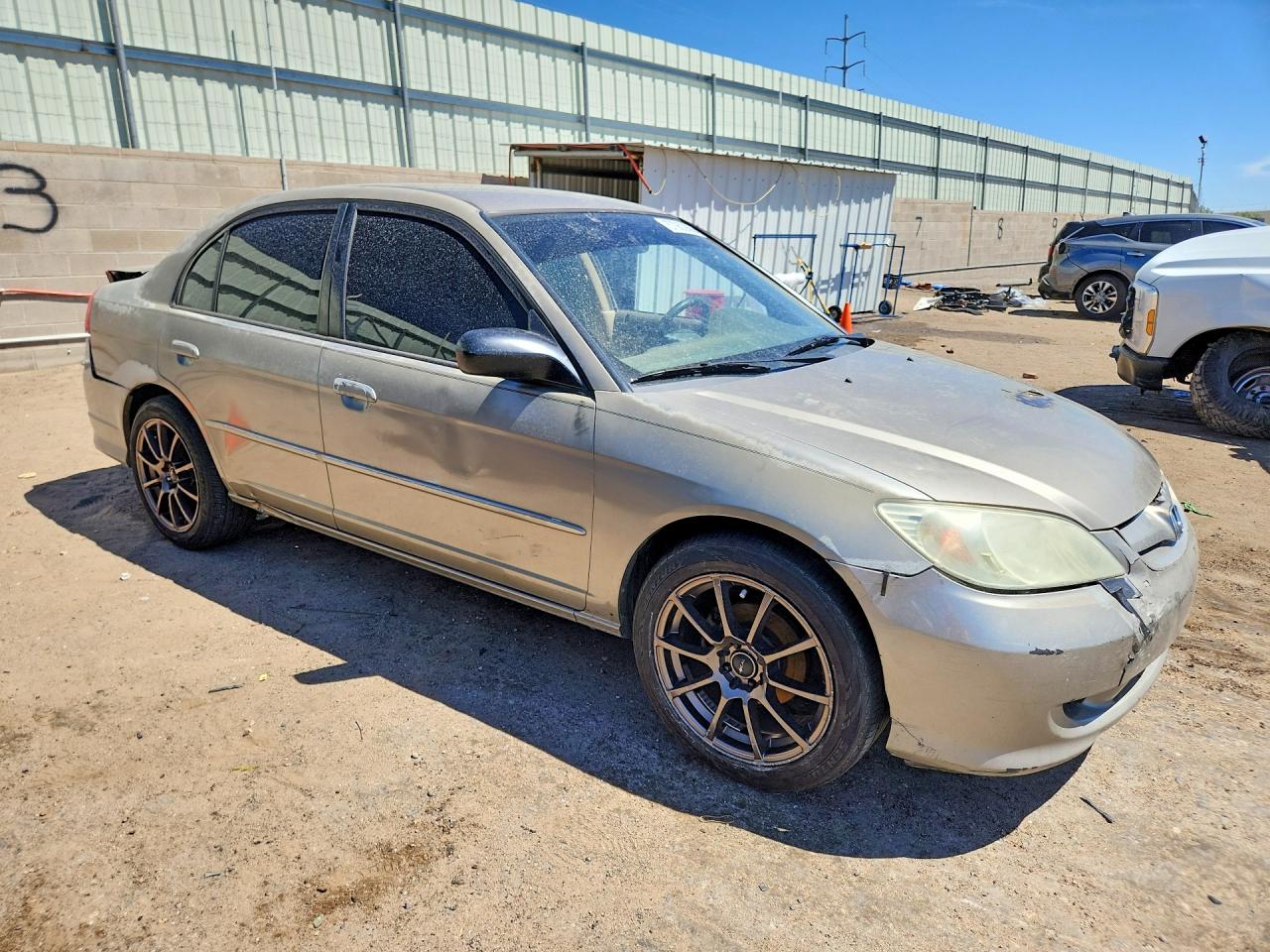 2004 Honda Civic Lx Gold vin: 2HGES16574H596672