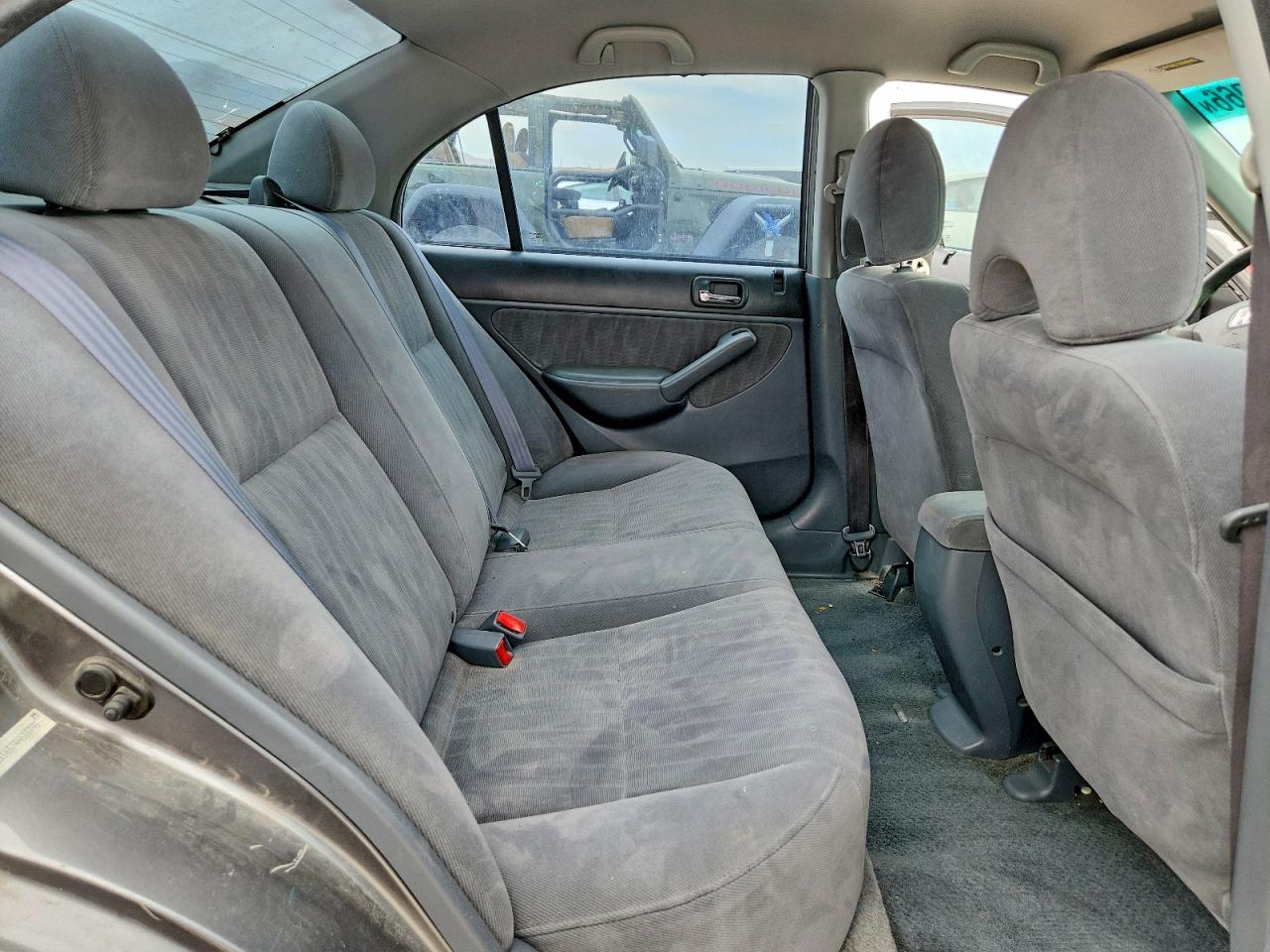 2004 Honda Civic Lx Gray vin: 2HGES16574H610795