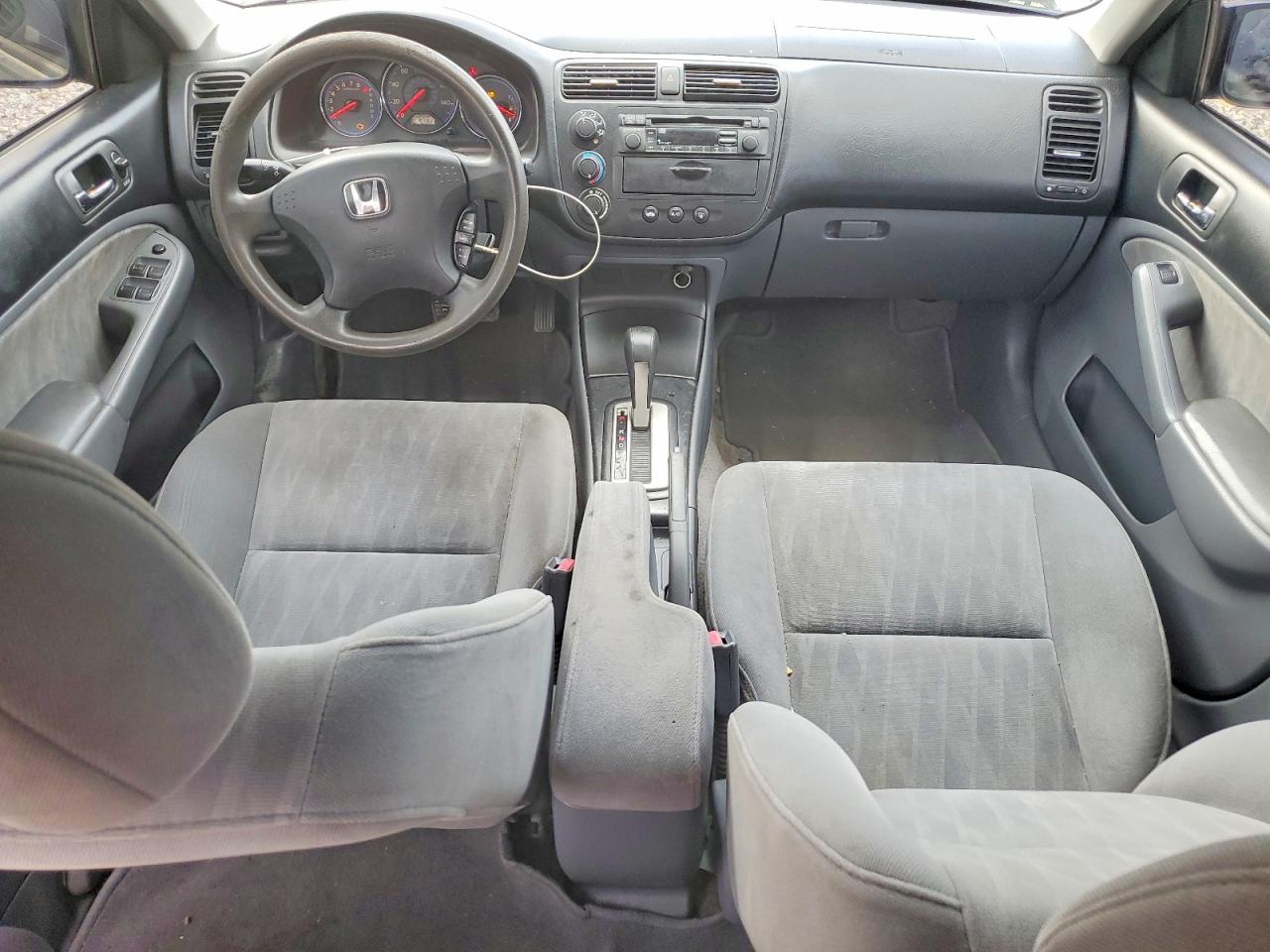 2004 Honda Civic Lx Gray vin: 2HGES16574H612210