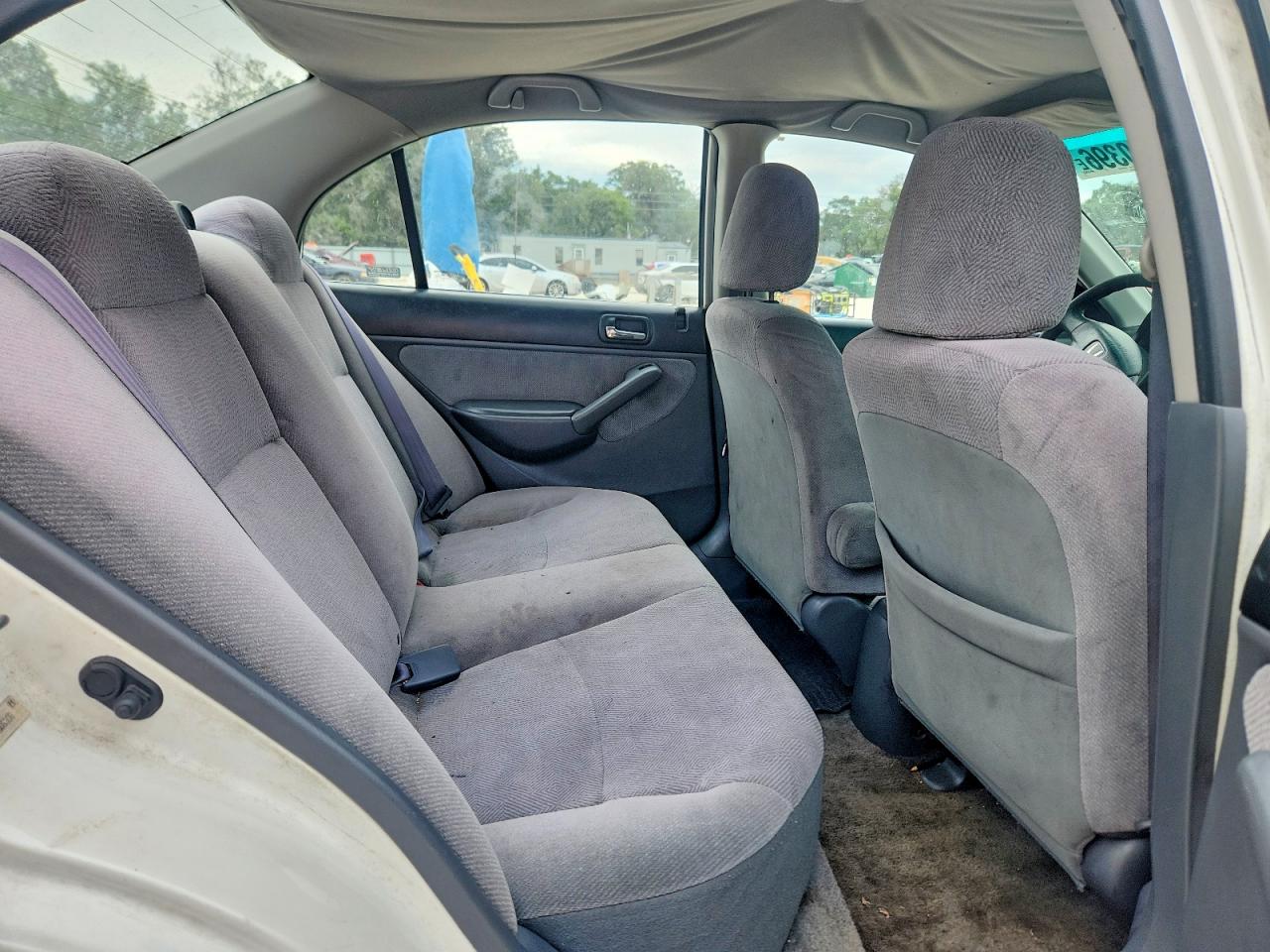 2002 Honda Civic Lx Белый vin: 2HGES16582H505308
