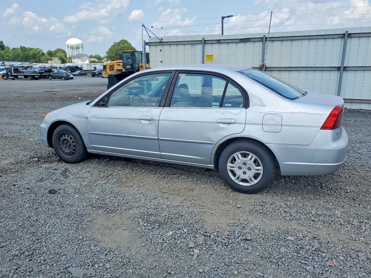 2002 Honda Civic Lx Silver vin: 2HGES16582H548384