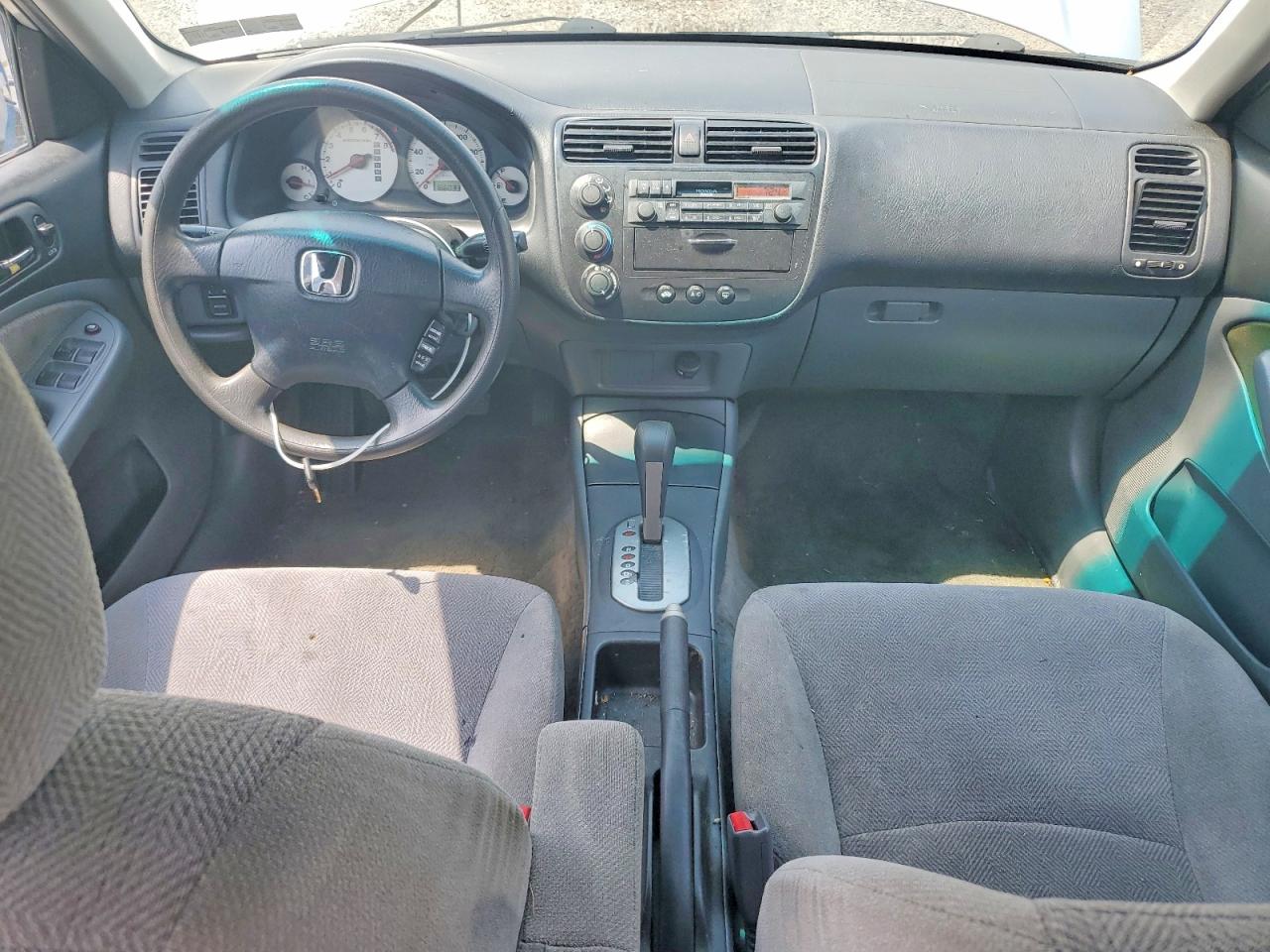 2002 Honda Civic Lx Silver vin: 2HGES16582H548384