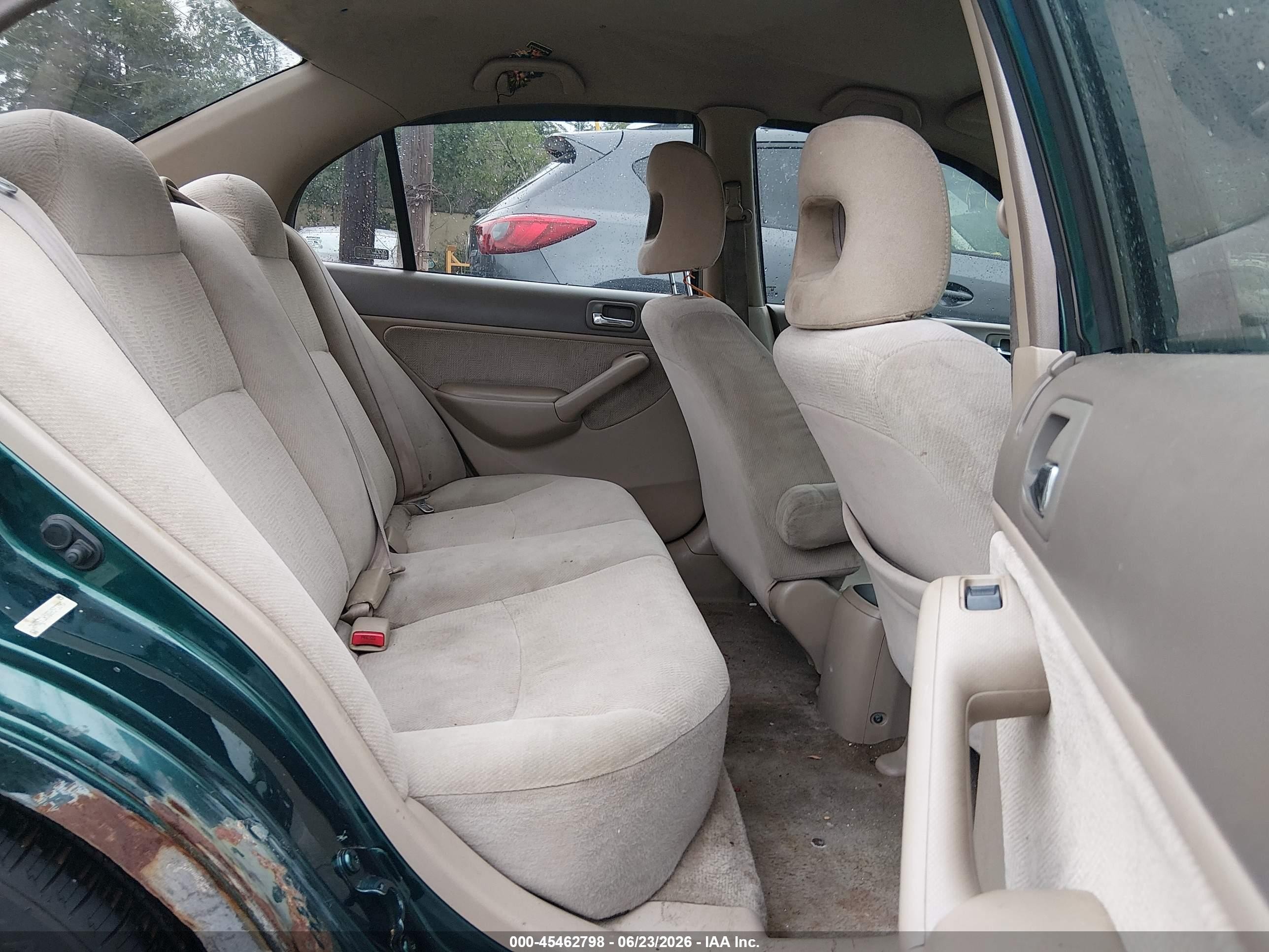 2002 Honda Civic Lx Green vin: 2HGES16582H593390
