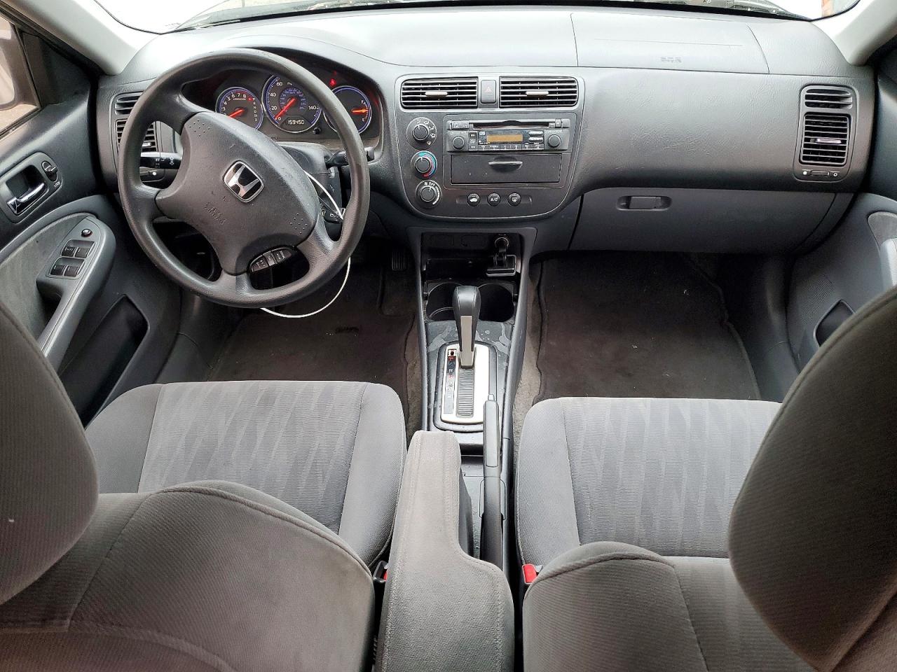 2004 Honda Civic Lx Gray vin: 2HGES16584H597796
