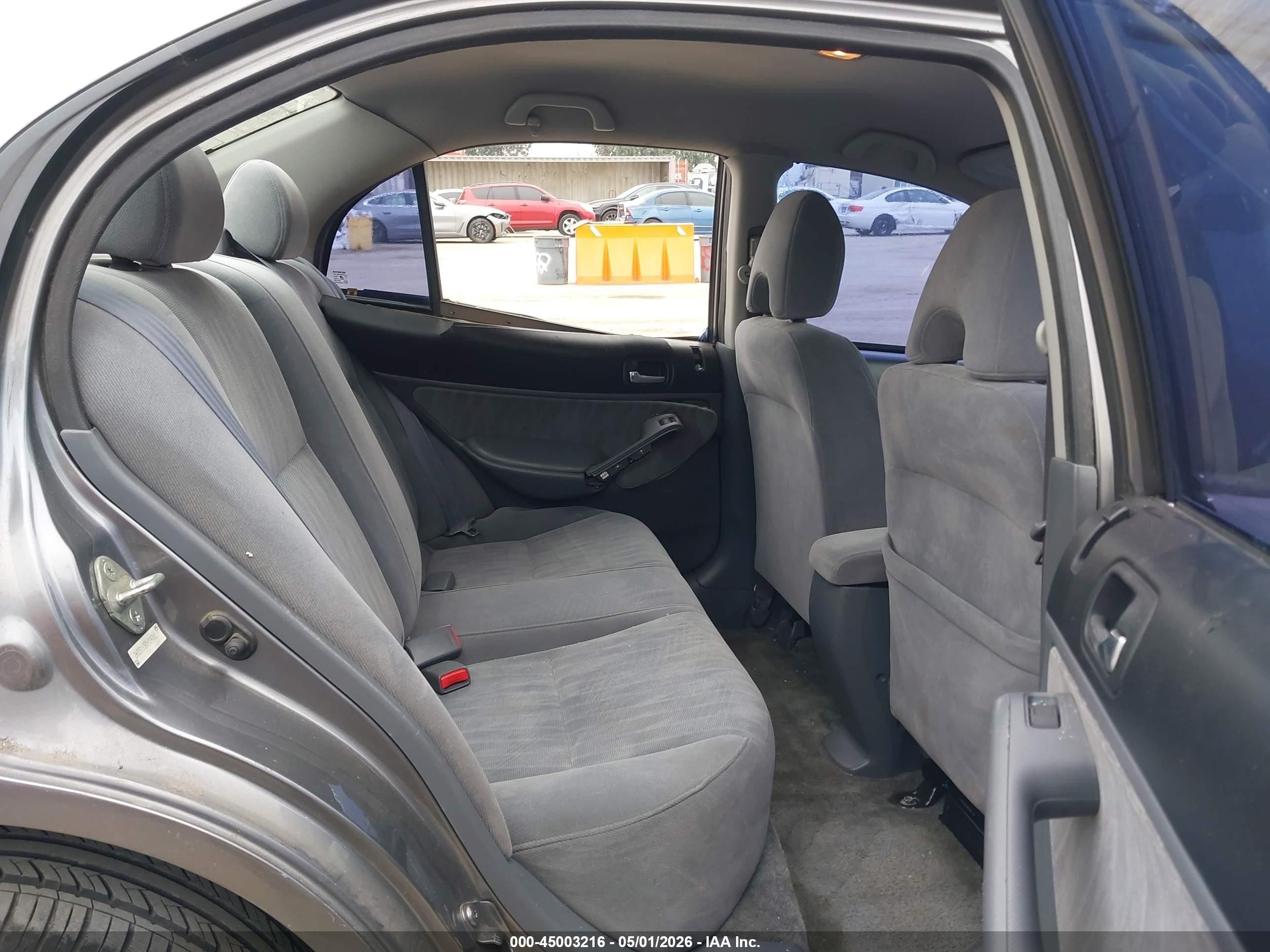 2005 Honda Civic Lx Gray vin: 2HGES16585H504261
