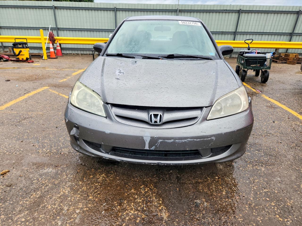2005 Honda Civic Lx Серый vin: 2HGES16585H515471