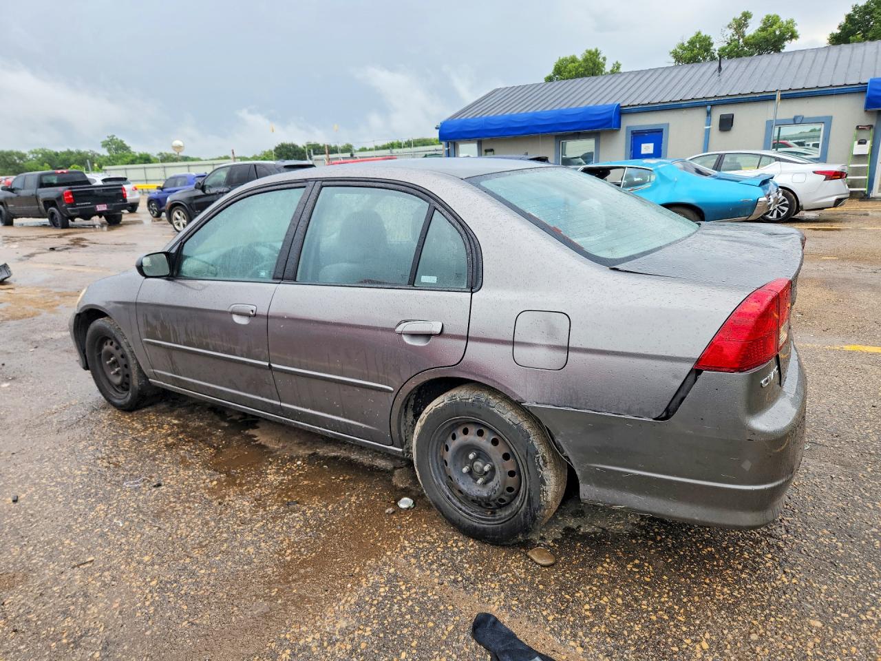 2005 Honda Civic Lx Серый vin: 2HGES16585H515471