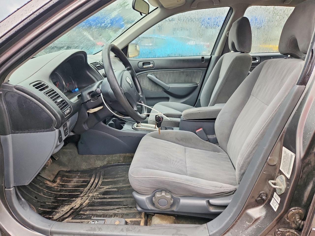 2005 Honda Civic Lx Серый vin: 2HGES16585H515471