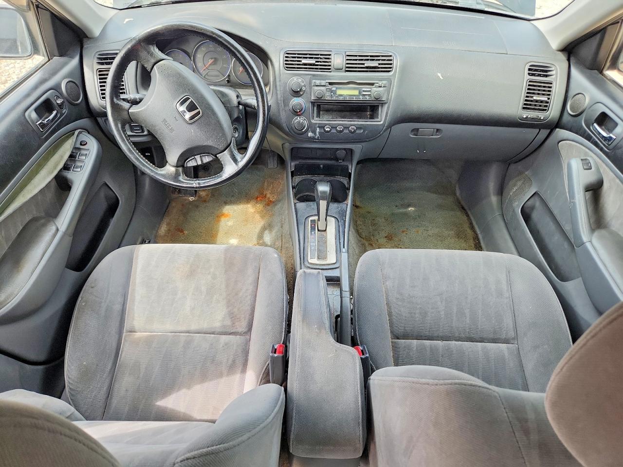 2005 Honda Civic Lx Blue vin: 2HGES16585H558868