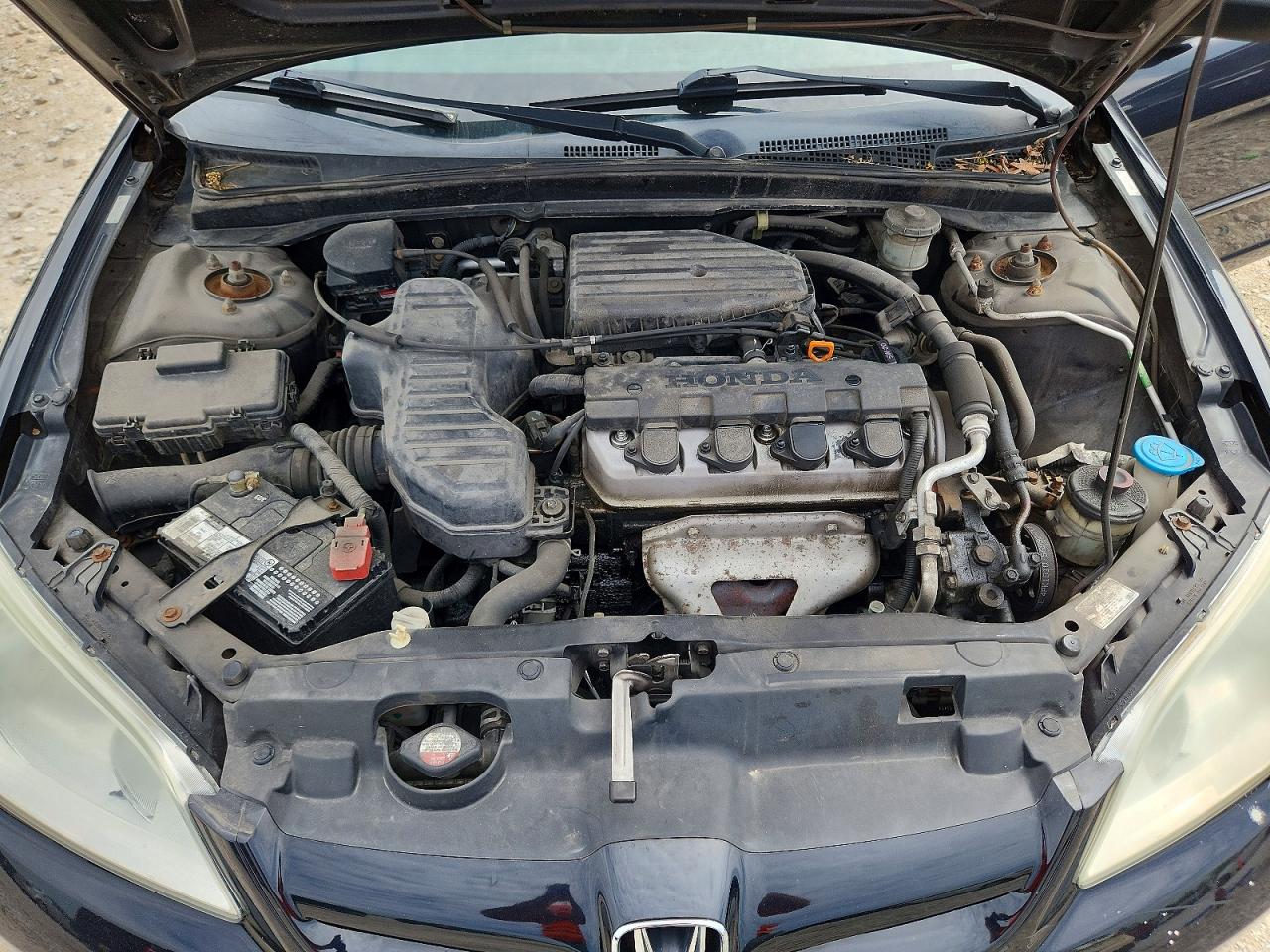 2005 Honda Civic Lx Blue vin: 2HGES16585H558868