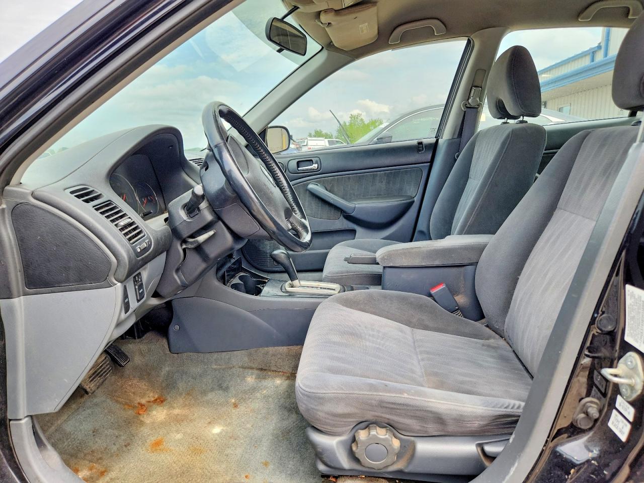 2005 Honda Civic Lx Blue vin: 2HGES16585H558868