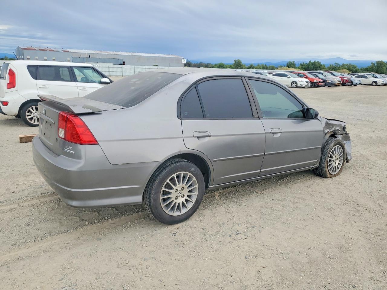 2005 Honda Civic Lx Серый vin: 2HGES16585H560975