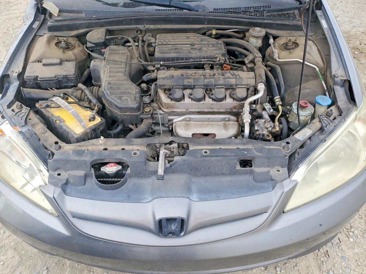 2005 Honda Civic Lx Серый vin: 2HGES16585H560975