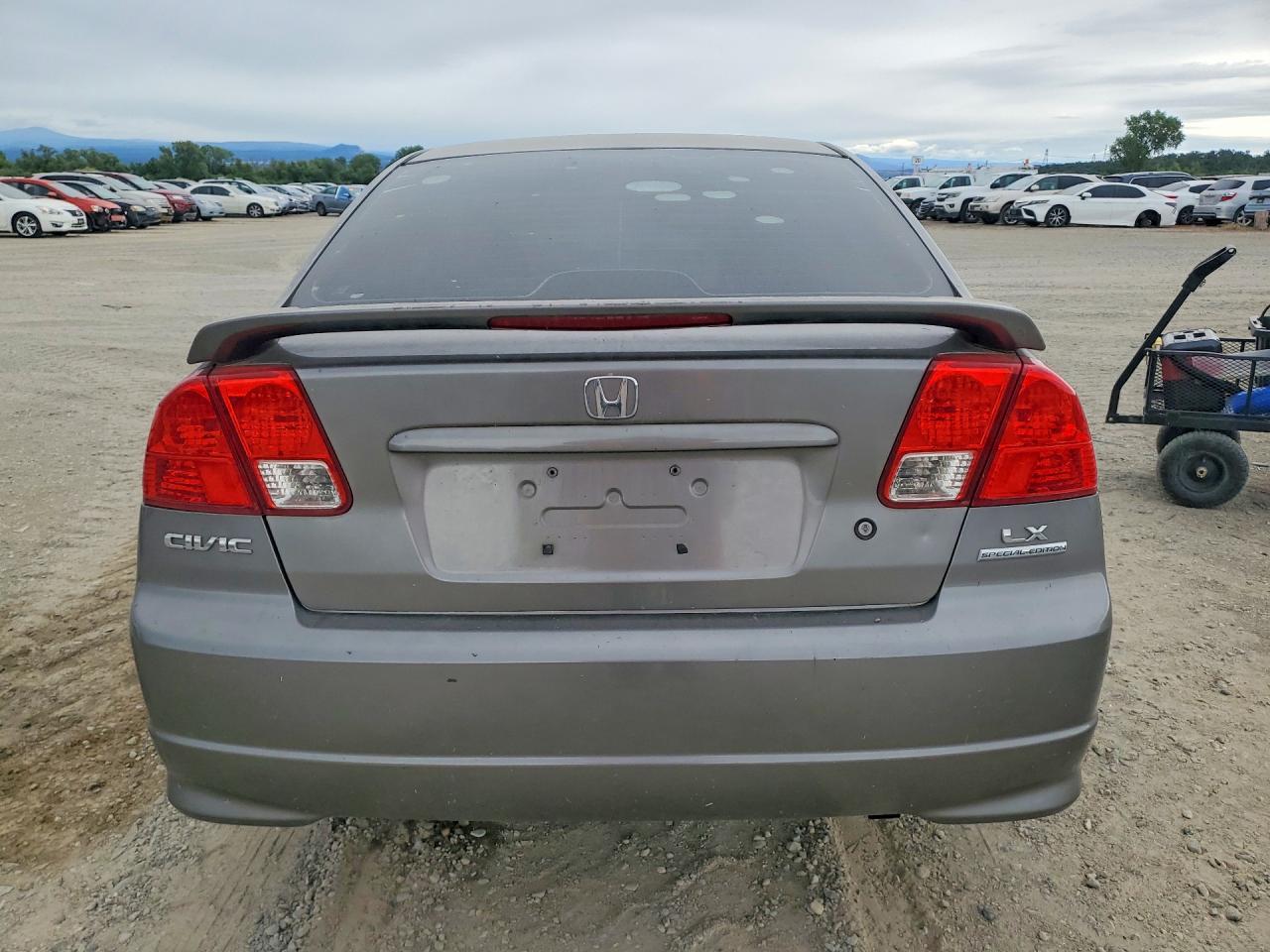 2005 Honda Civic Lx Серый vin: 2HGES16585H560975