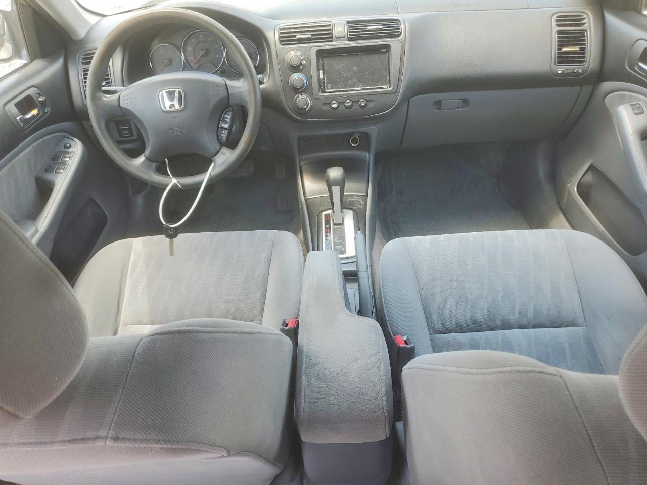 2005 Honda Civic Lx Gray vin: 2HGES16585H616395