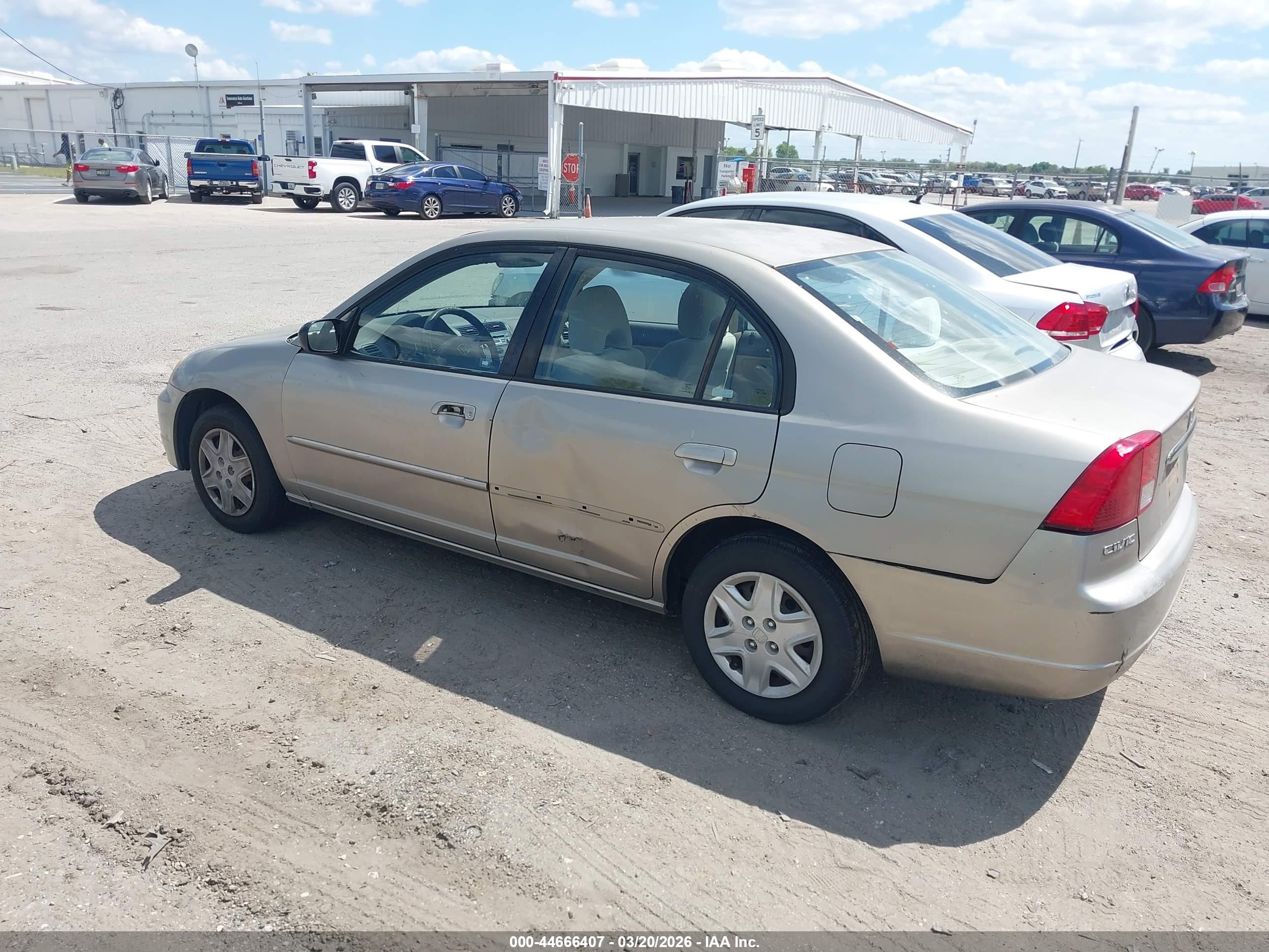 2003 Honda Civic Lx Gold vin: 2HGES16593H529926