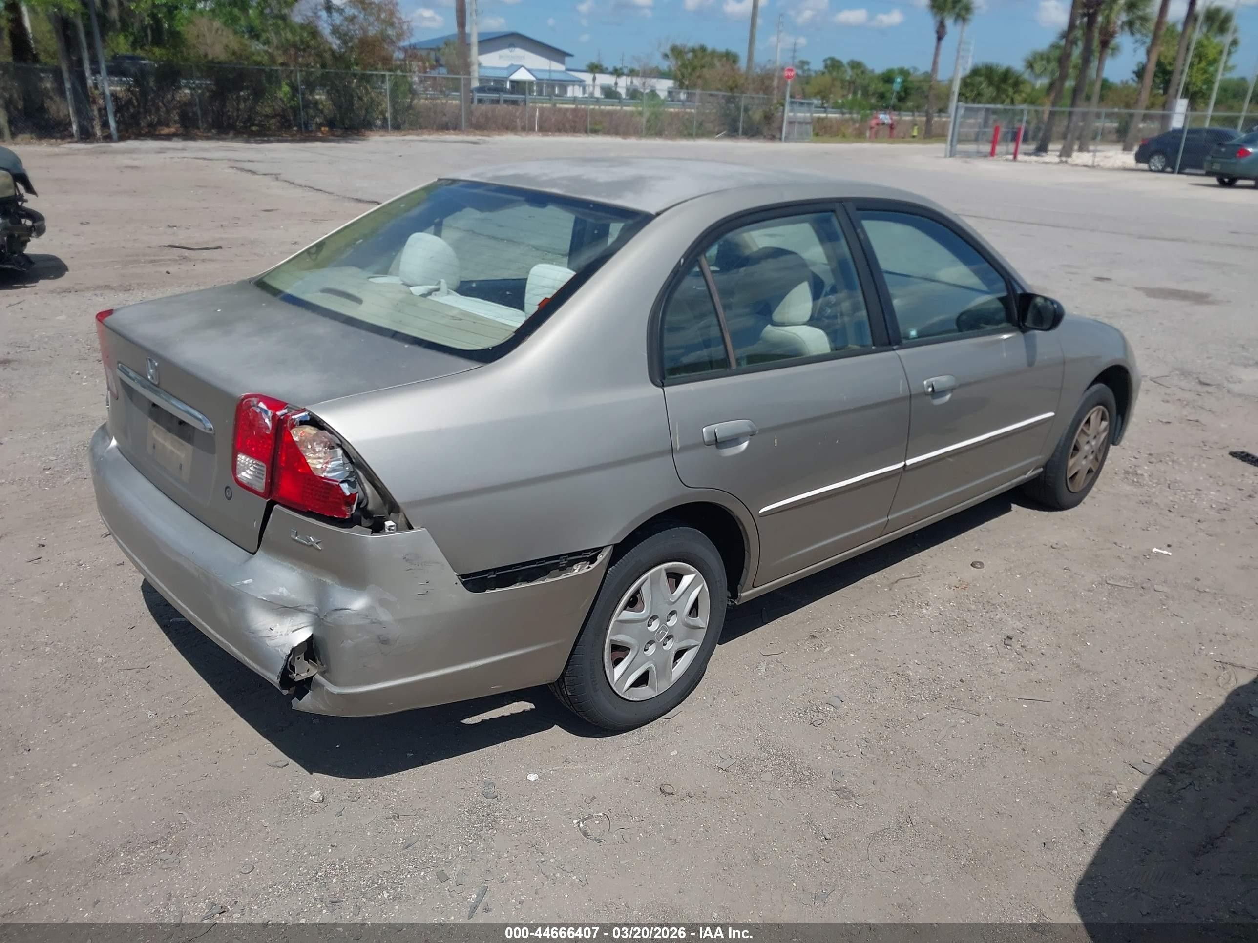 2003 Honda Civic Lx Gold vin: 2HGES16593H529926