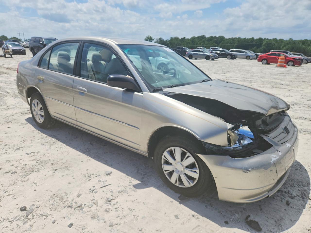 2003 Honda Civic Lx Gold vin: 2HGES16593H581234