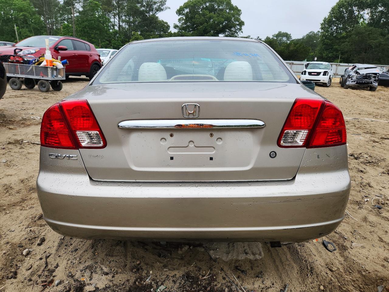 2003 Hond Civic Ex Yellow vin: 2HGES16593H597966