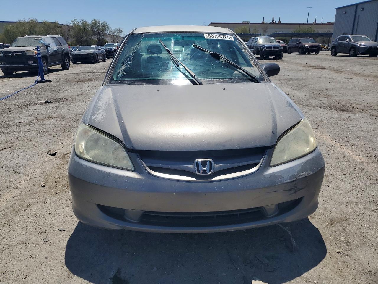 2004 Honda Civic Lx Silver vin: 2HGES16594H612547