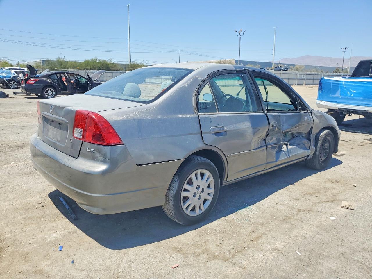 2004 Honda Civic Lx Silver vin: 2HGES16594H612547