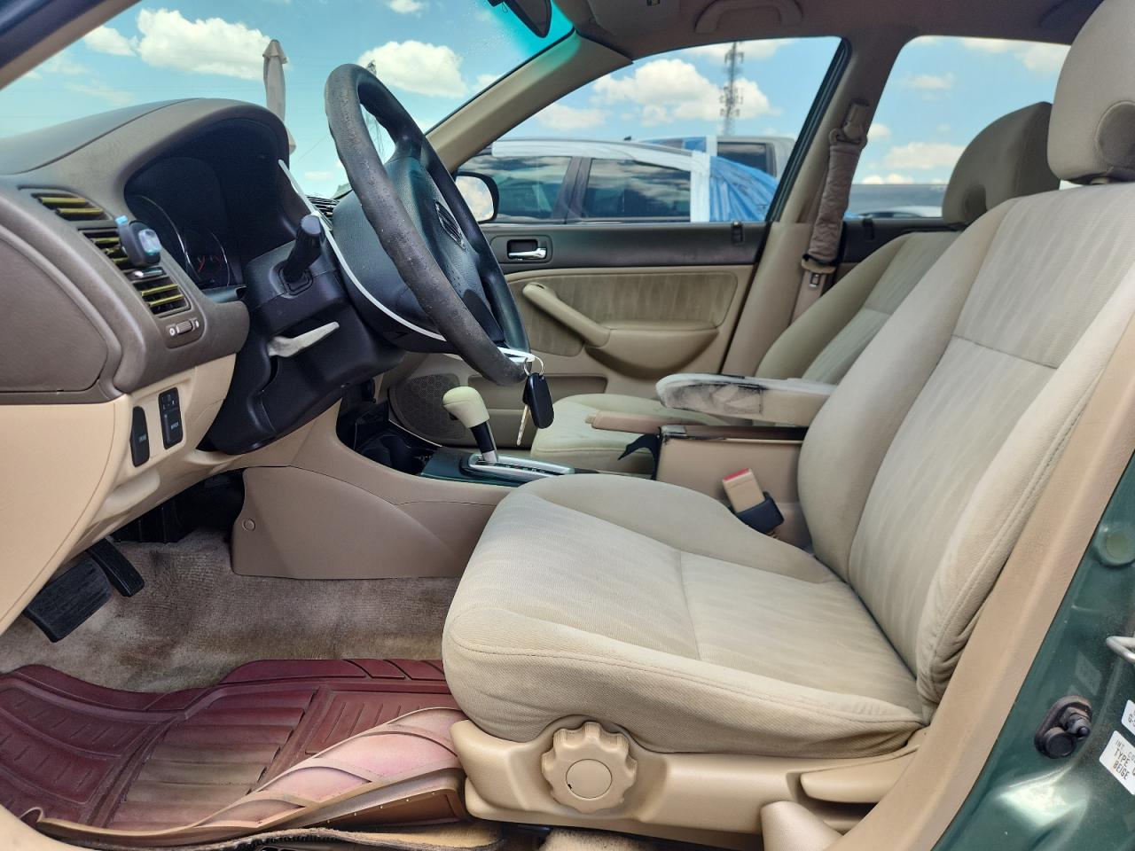 2004 Honda Civic Lx Green vin: 2HGES16594H614248