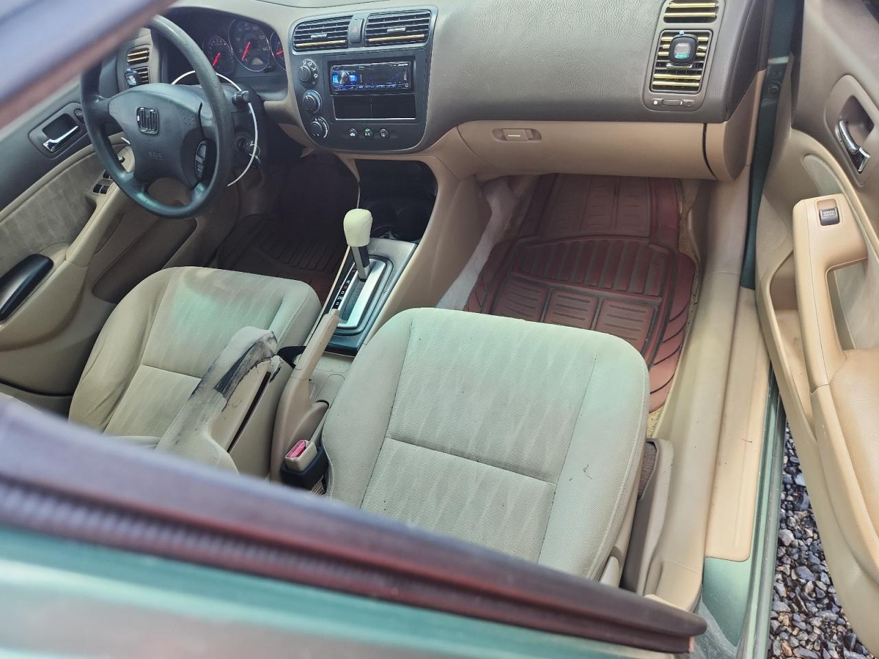 2004 Honda Civic Lx Green vin: 2HGES16594H614248