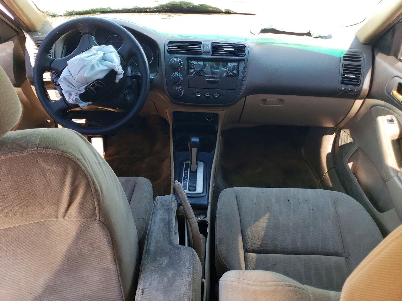 2004 Honda Civic Lx Tan vin: 2HGES16594H620809