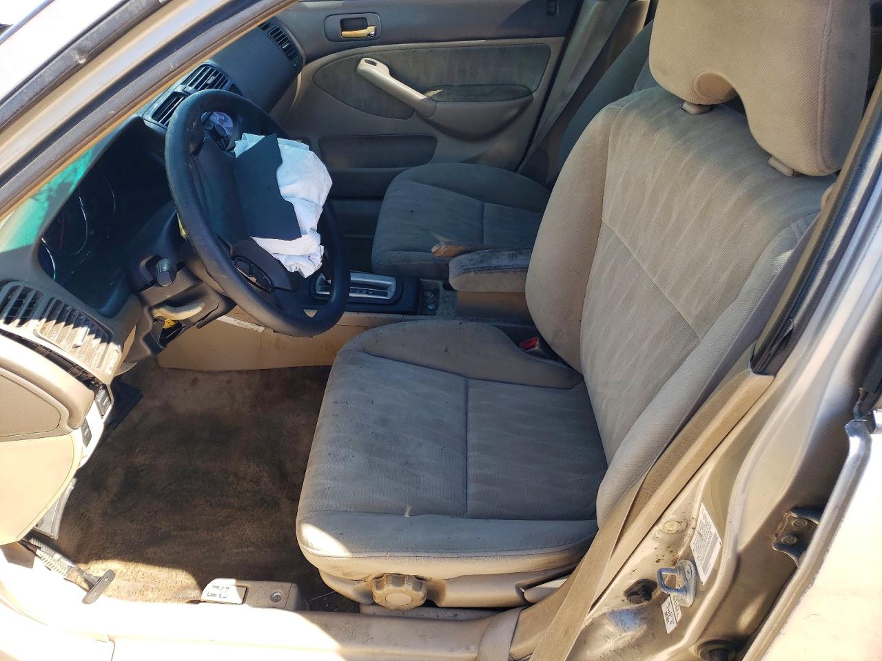2004 Honda Civic Lx Tan vin: 2HGES16594H620809