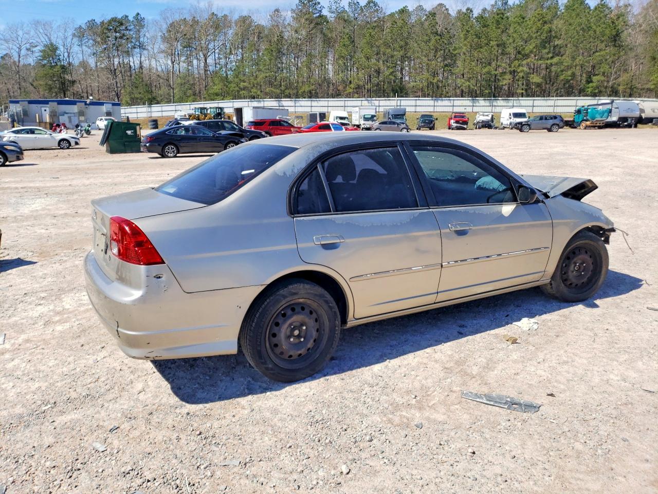 2004 Honda Civic Lx Tan vin: 2HGES16594H620809